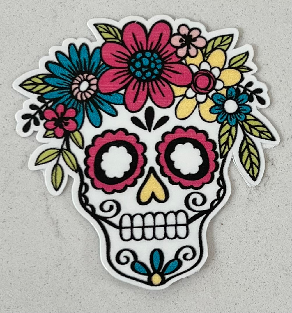 Skull sticker