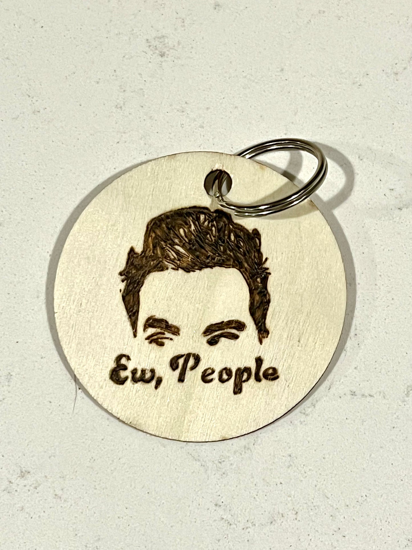 Ew, People Keychain