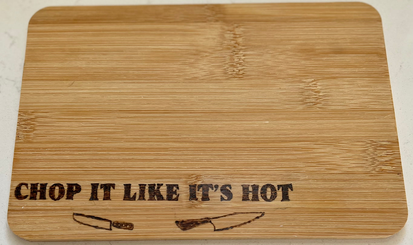 Wood burned cutting board