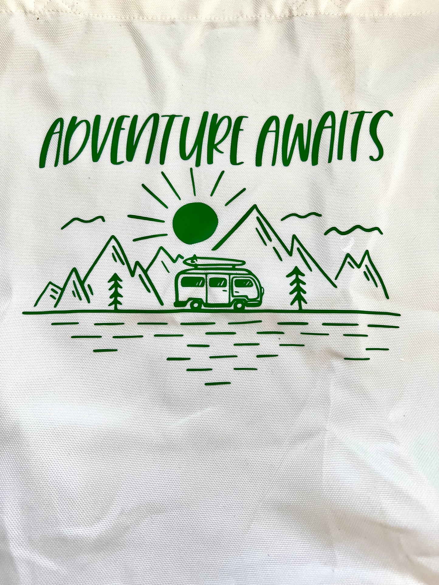 Customized adventure tote bag